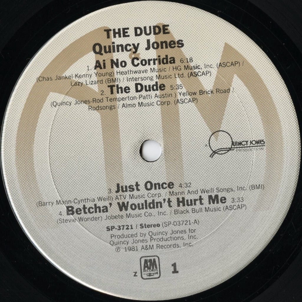 Quincy Jones / クインシー・ジョーンズ / The Dude (SP-3721)