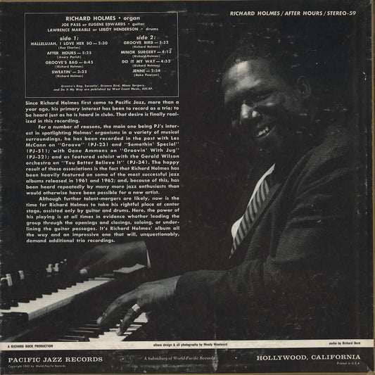 Richard Holmes / リチャード・ホルムズ / After Hours (ST-59)