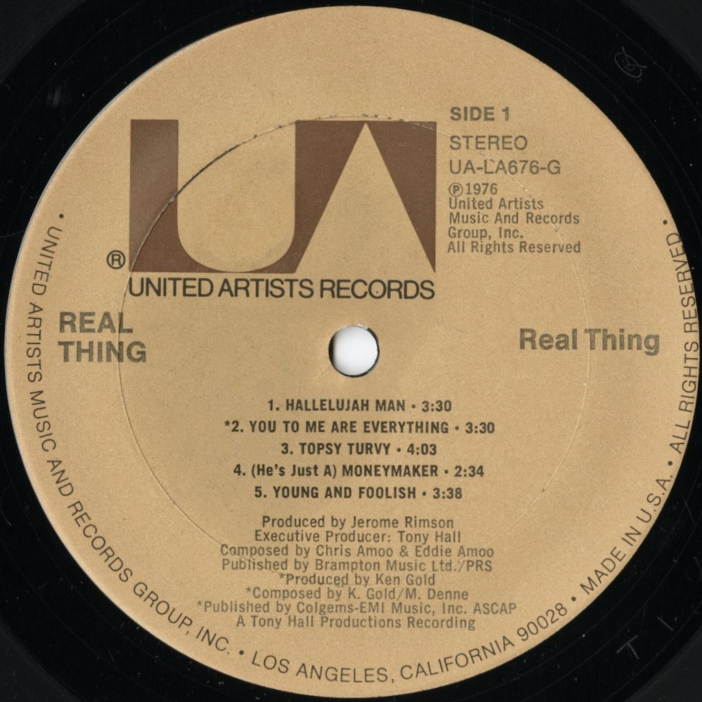 Real Thing / リアル・シング / Real Thing (UA-LA676-G)