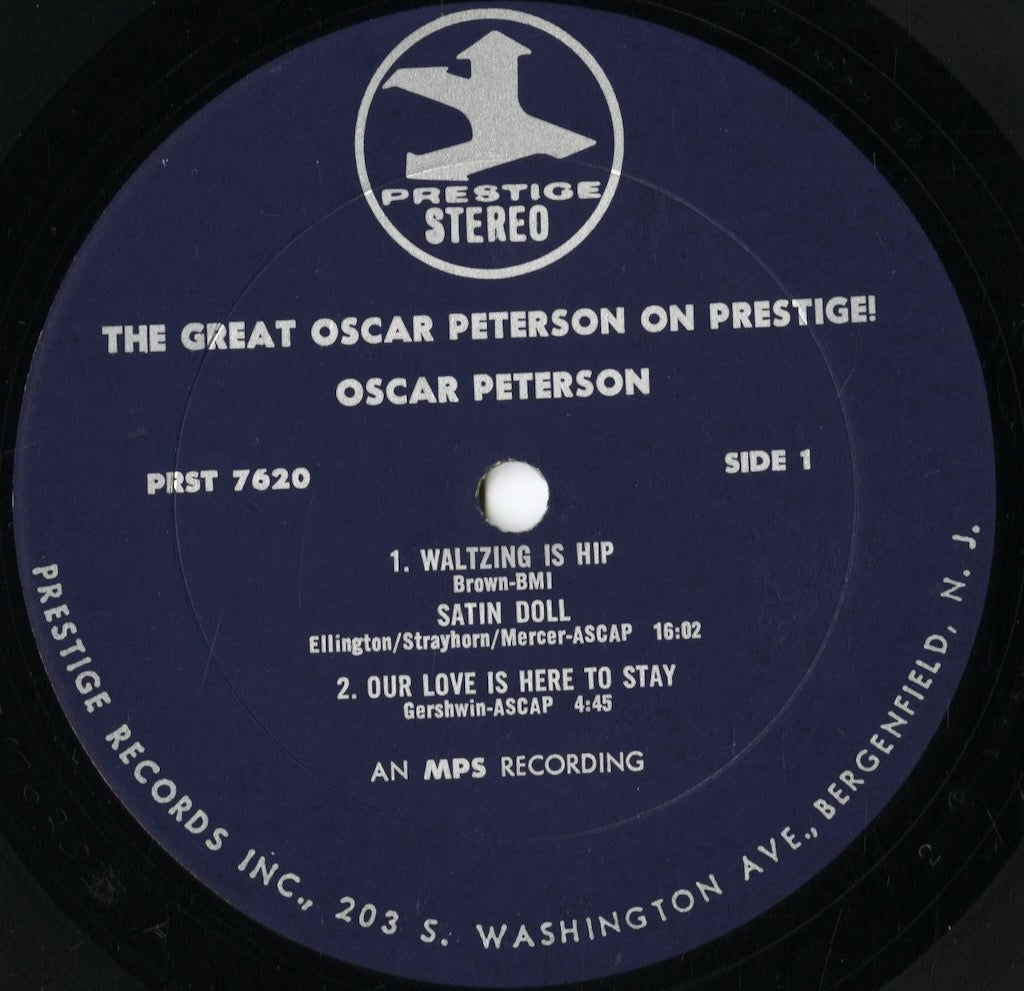 Oscar Peterson / The Great Oscar Peterson On Prestige! (PRST 7620) LP 1969 US Prestige | 中古LP