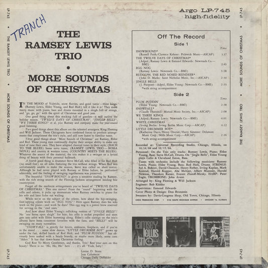 Ramsey Lewis / ラムゼイ・ルイス / More Sounds Of Christmas (LPS-745)