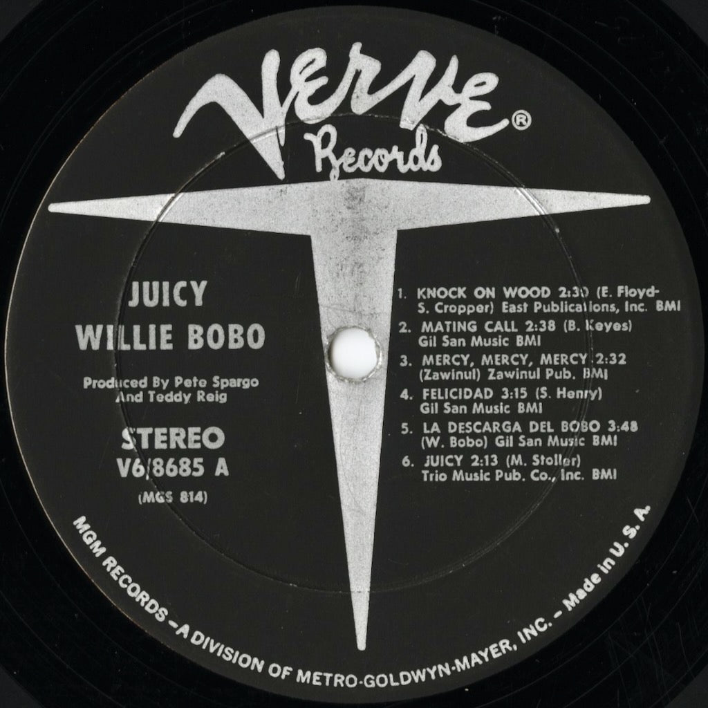 Willie Bobo / ウィリー・ボボ / Juicy (V6/8685)