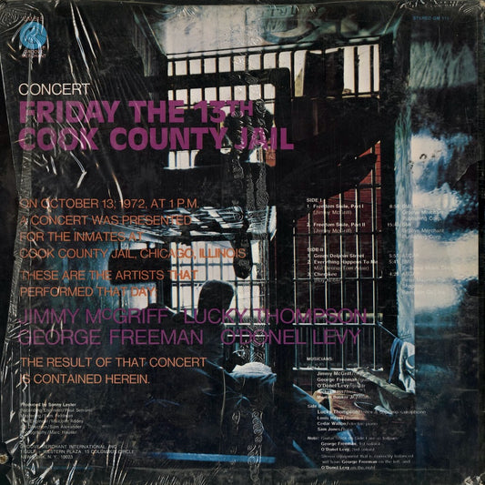 Jimmy McGriff - Friday The 13th Cook County Jail (GM 515) LP 1974 US Groove Merchant|中古LP