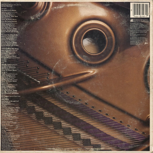 Webster Lewis - 8 For The 80's (JE 36197) 1979 US Epic|中古LP