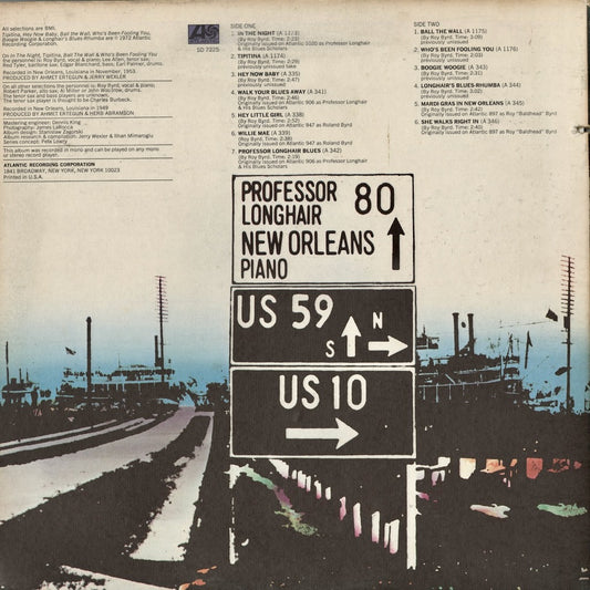 Professor Longhair - New Orleans Piano (SD7225) LP 1972 US Atlantic|中古LP