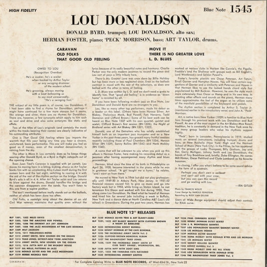 Lou Donaldson / ルー・ドナルドソン / Wailing With Lou (GXK 8094)