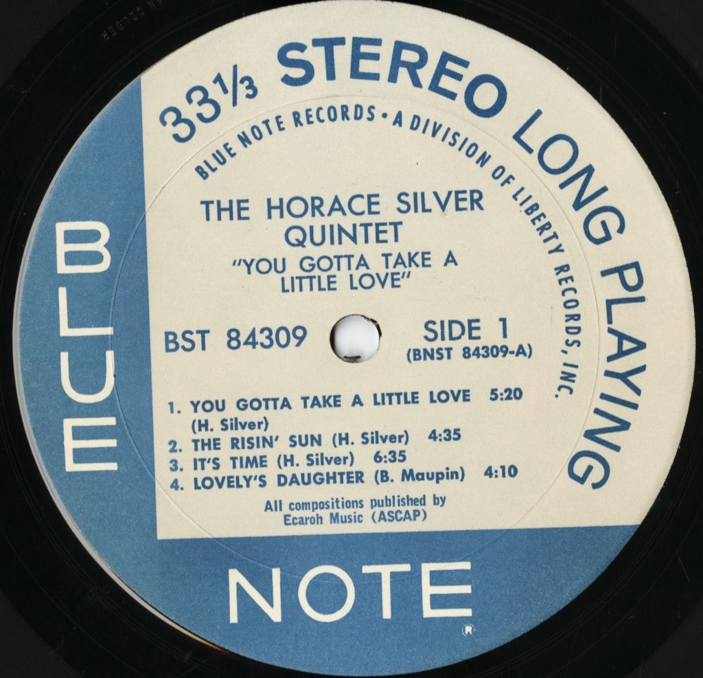 Horace Silver / ホレス・シルヴァー・クインテット / You Gotta Take A Little Love (BST 84309)
