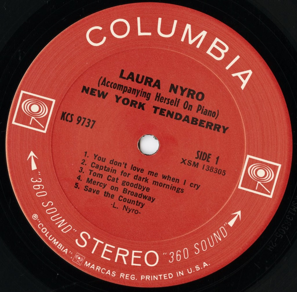 Laura Nyro / ローラ・ニーロ / New York Tendaberry (KCS 9737) 2-EYE Label
