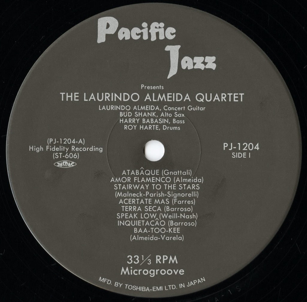Laurindo Almeida Quartet Featuring Bud Shank / ローリンド・アルメイダ (PJ-1204)