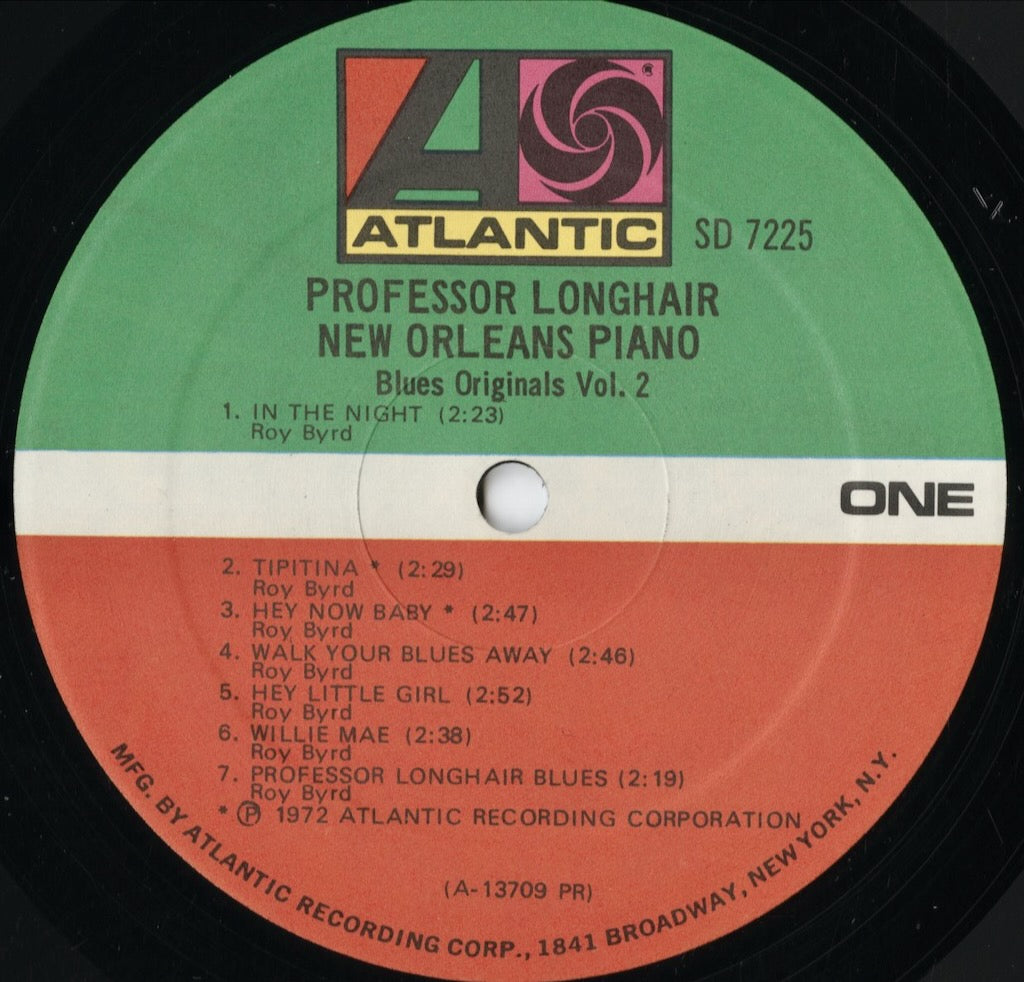 Professor Longhair - New Orleans Piano (SD7225) LP 1972 US Atlantic|中古LP