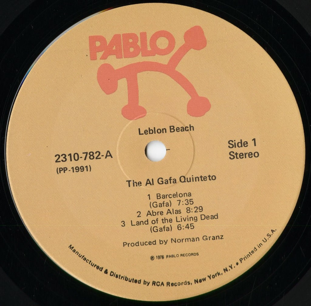The Al Gafa Quinteto – Leblon Beach (2310-782) 1976 US Pablo | 中古LP