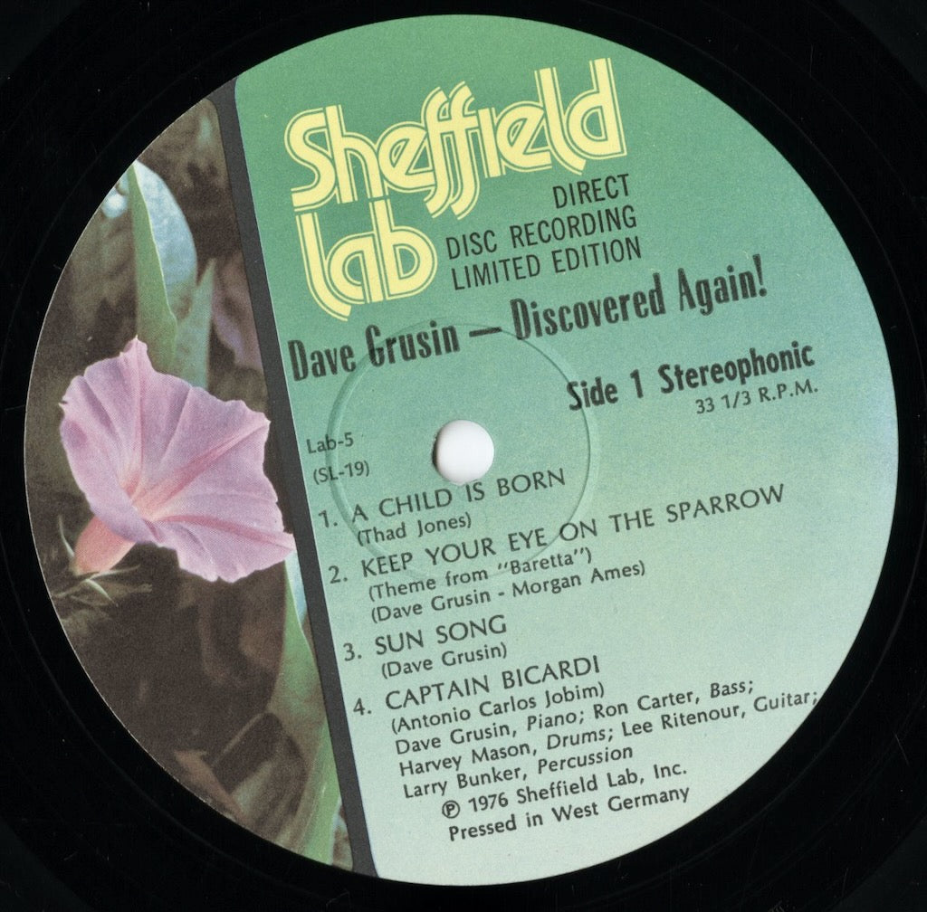 Dave Grusin / デイヴ・グルーシン / Discovered Again (LAB-5) ドイツ盤