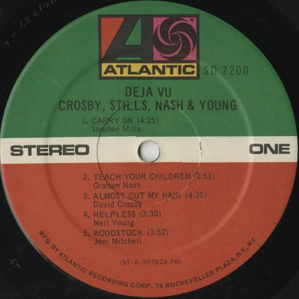 Crosby, Stills, Nash & Young / クロスビー、スティルス、ナッシュ&ヤング / Deja Vu (SD 7200)