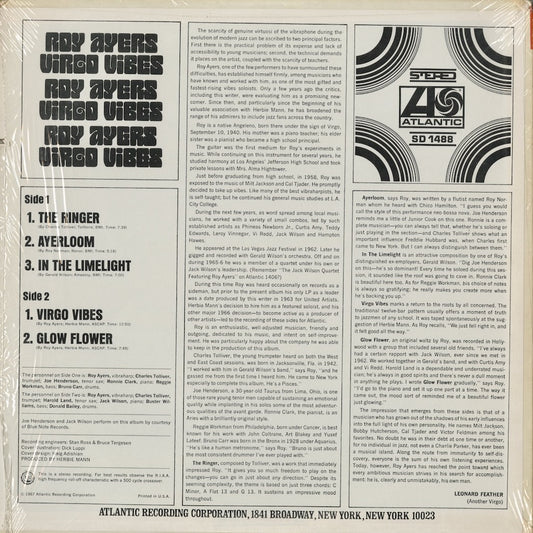Roy Ayers - Virgo Vibes (SD 1488) 1967 US Atlantic|中古LP