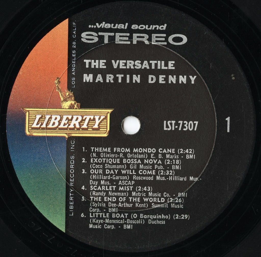 Martin Denny - The Versatile Martin Denny (LST-7307) 1963 US Liberty STEREO|中古LP