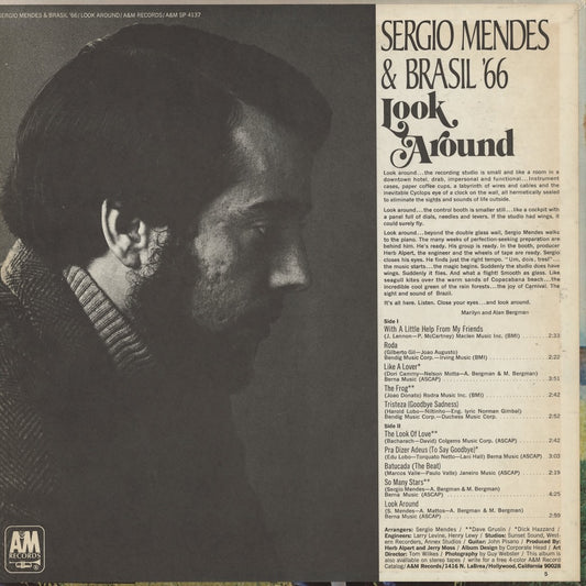 Sergio Mendes / セルジオ・メンデス / Look Around (SP4137)