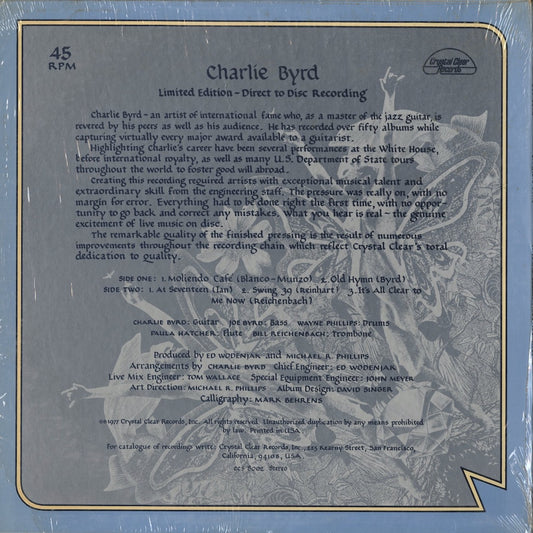 Charlie Byrd / チャーリー・バード / Charlie Byrd (CCS 8002)