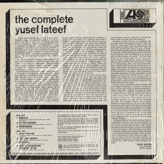 Yusef Lateef - The Complete Yusef Lateef - MONO (1499) 1968 US Atlantic|中古LP