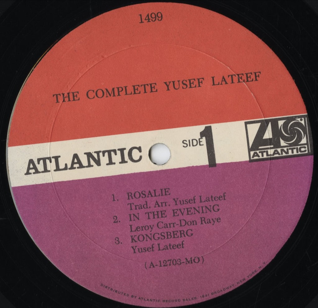 Yusef Lateef - The Complete Yusef Lateef - MONO (1499) 1968 US Atlantic|中古LP