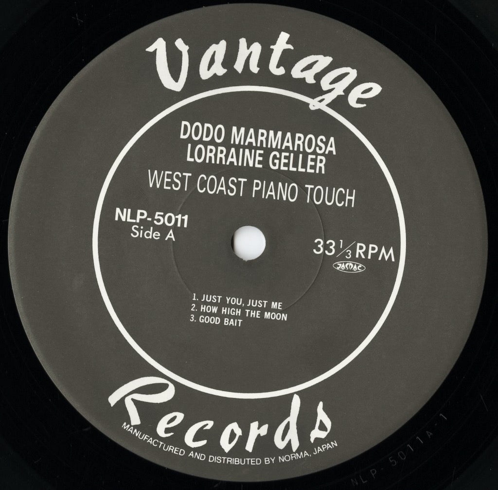 Dodo Marmarosa - Lorraine Geller / ドド・マルマローザ ロレイン・ゲラー / West Coast Piano Touch (NLP5011)
