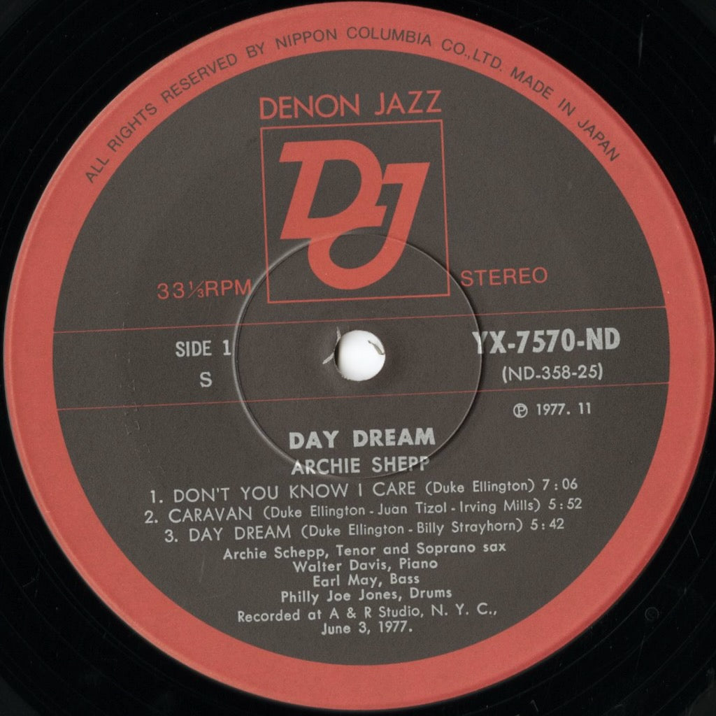 Archie Shepp / アーチー・シェップ / Day Dream (YX-7570-ND)