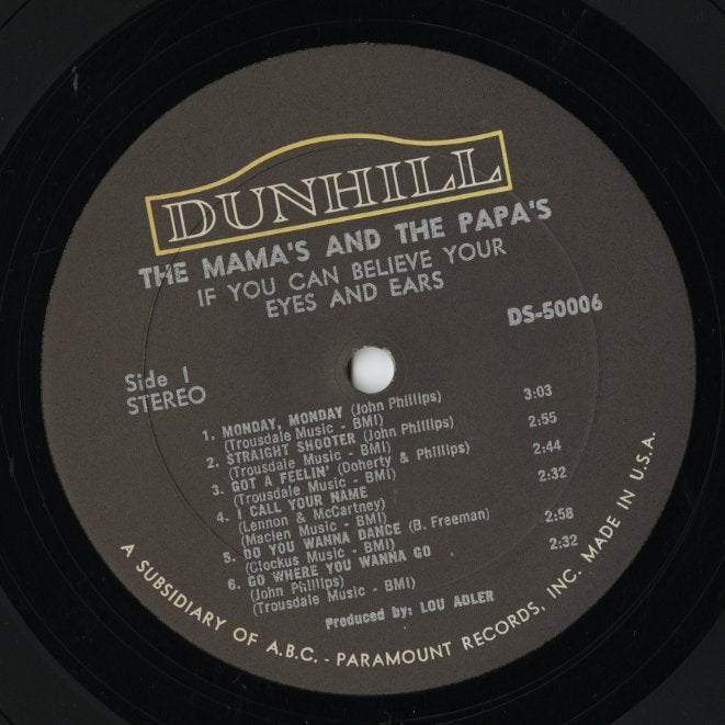 The Mama's And The Papa's / ママス・アンド・パパス / If You Can Believe Your Eyes And Ears (DS-50006)