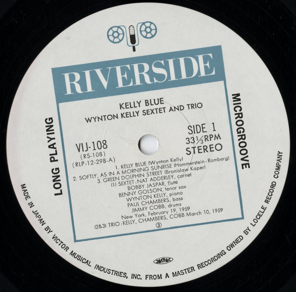 Wynton Kelly / ウィントン・ケリー / Kelly Blue (VIJ-108) JPN Pressing