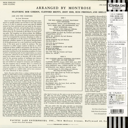 Jack Montrose / ジャック・モントローズ / Arranged By Montrose (PJ-1214)