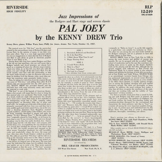 Kenny Drew / ケニー・ドリュー / Pal Joey (SMJ-6106M)