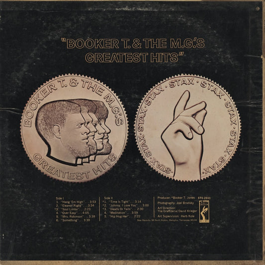 Booker T. & The M.G.'s / Greatest Hits (STS-2033)