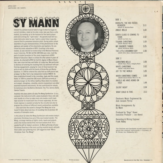 Sy Mann / サイ・マン / Switched On Santa (SPCX-1007)