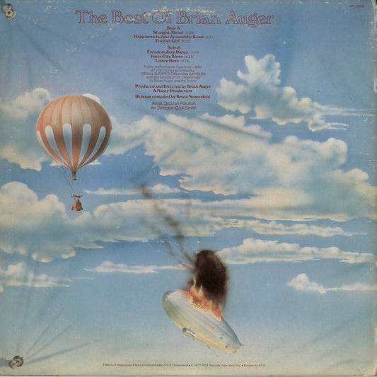 Brian Auger - The Best Of Brian Auger (APL1-2249) 1977 US RCA Victor|中古LP