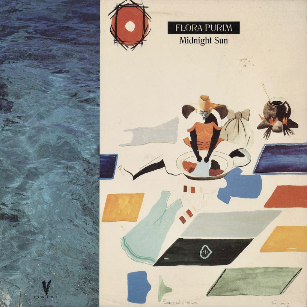 Flora Purim – Midnight Sun (1-90995) LP 1988 US Venture オリジナル