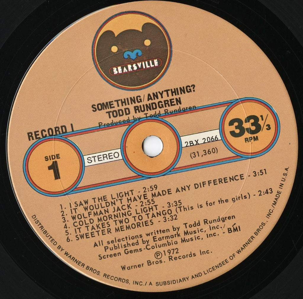 Todd Rundgren / トッド・ラングレン / Something / Anything? (2BX 2066)