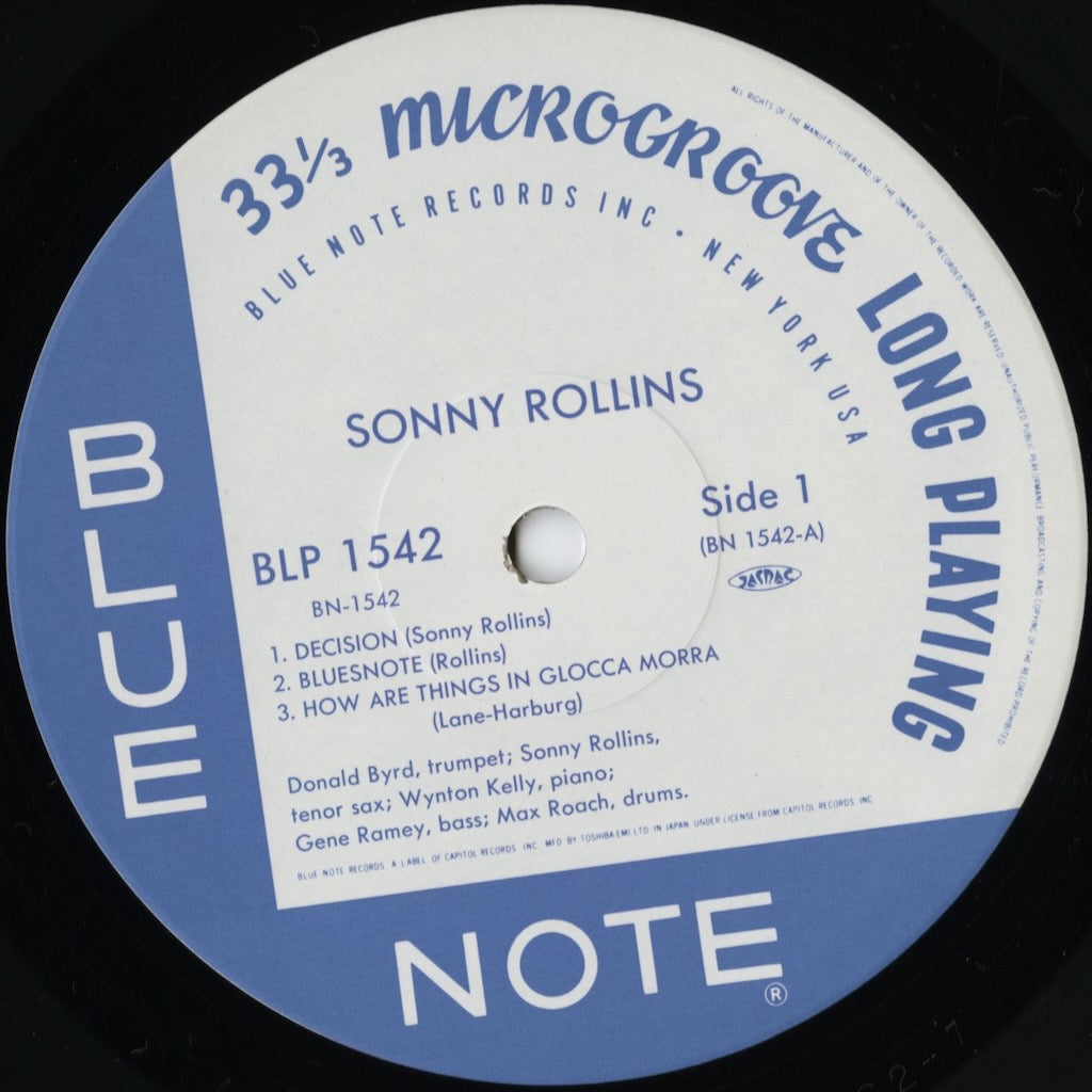Sonny Rollins / ソニー・ロリンズ / Sonny Rollins Volume 1 (BN 1542)