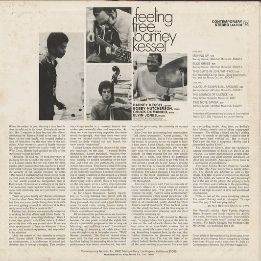 Barney Kessel / バーニー・ケッセル / Feeling Free (LAX-3139)