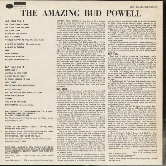 Bud Powell / バド・パウエル / The Amazing Bud Powell Volume 1 (BST-81503)