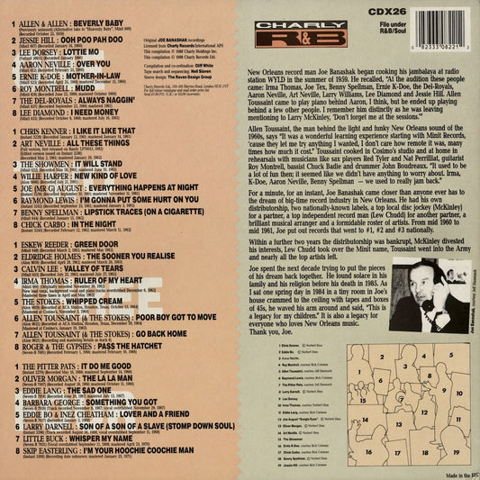 V.A. - Mr Joe’s Jambalaya (CDX 26) 2LP 1988 EU Charly R&B|中古LP