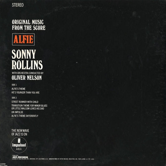 Sonny Rollins / ソニー・ロリンズ / Alfie (VIM5540)