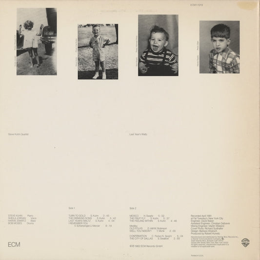 Steve Kuhn / スティーヴ・キューン / Last Year's Waltz (ECM-1-1213)