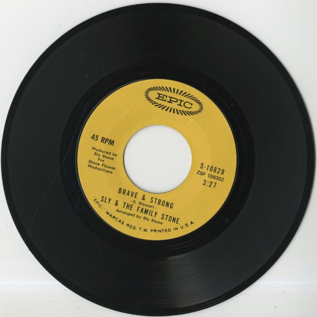 Sly & The Family Stone / スライ・アンド・ザ・ファミリーストーン / Runnin' Away / Brave & Strong -7 (5-10829)