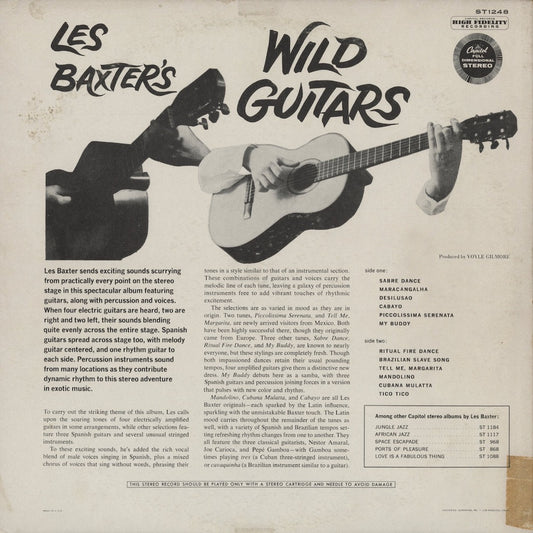 Les Baxter And His Orchestra - Les Baxter's Wild Guitars (ST1248) LP 1959 US Capitol|中古LP