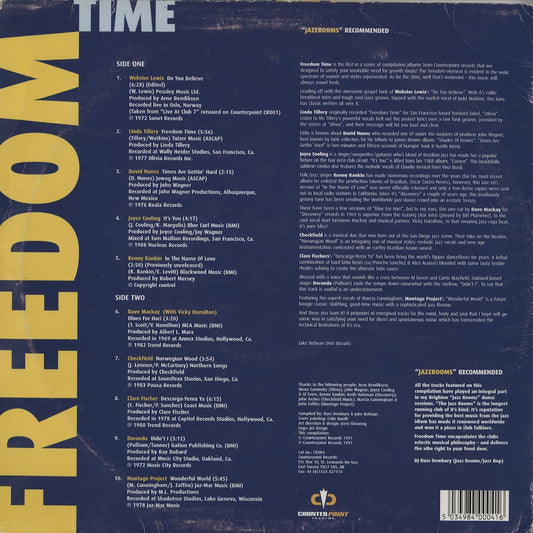 V.A. – Freedom Time (CRLP004) LP 1997 UK Counterpoint Records|中古LP