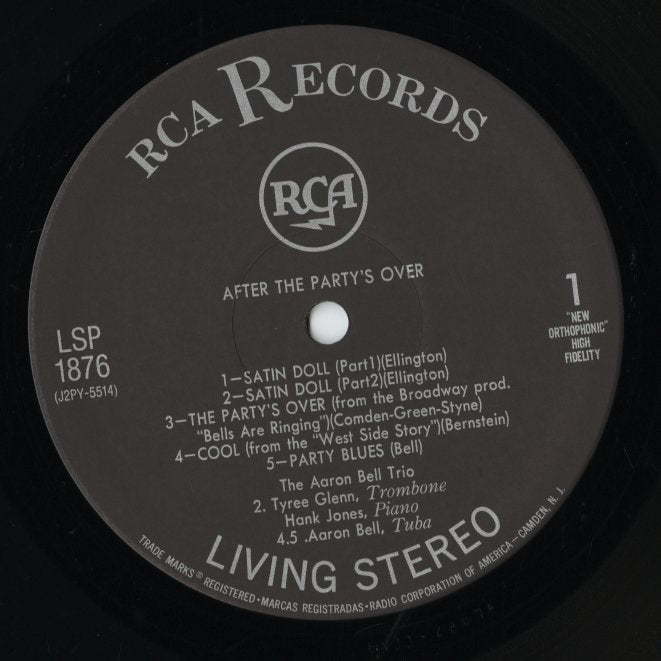 Aaron Bell / アーロン・ベル / After The Party's Over (BVJJ-2867)