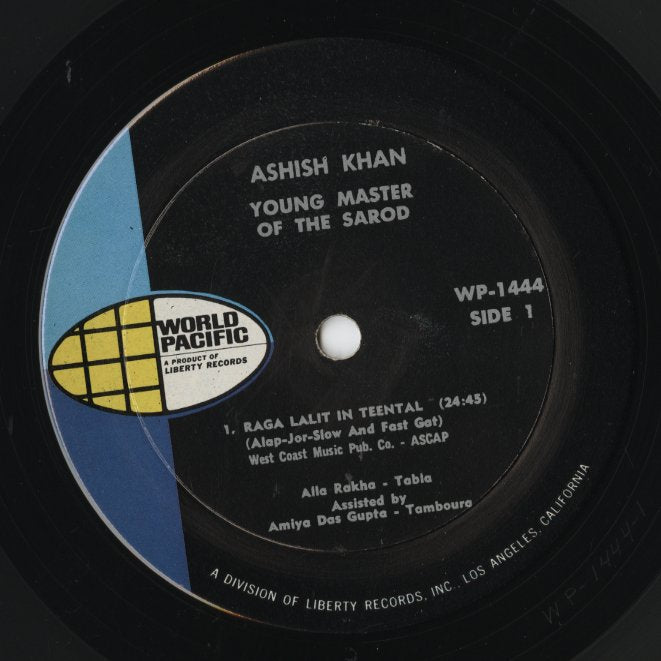 Ashish Khan & Alla Rakha / Young Master Of The Sarod (WP-1444)