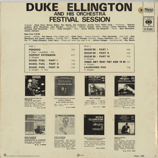 Duke Ellington And His Orchestra / デューク・エリントン / Festival Session (S 64063)