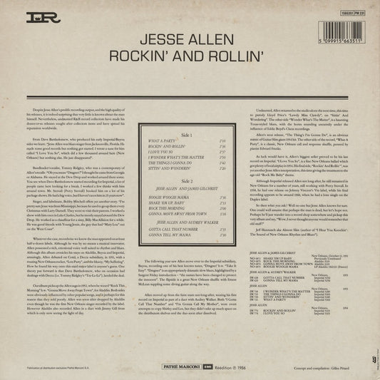 Jesse Allen / ジェス・アレン / Rockin' And Rollin' (1566351)