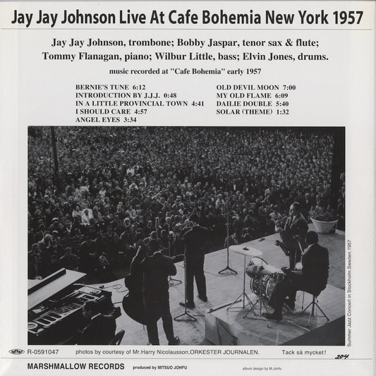 J.J.Johnson 5 / Live At Cafe Bohemia New York 1957 (MMEX-1001-LP)