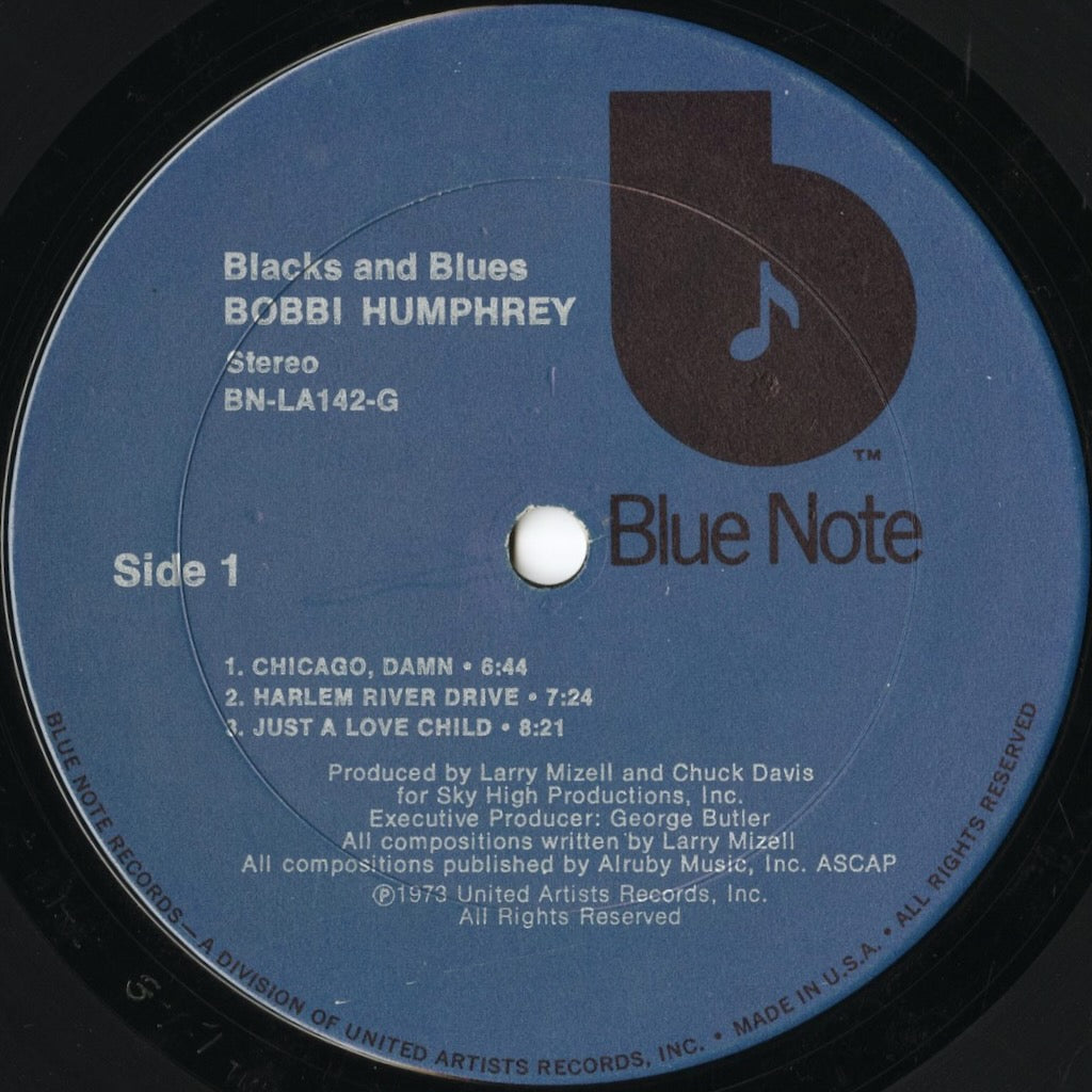 Bobbi Humphrey / ボビー・ハンフリー / Blacks And Blues (BN-LA142-G)