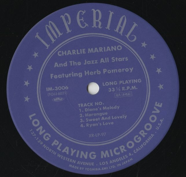 Charlie Mariano / チャーリー・マリアーノ / With His Jazz Group (TOJJ-6021)